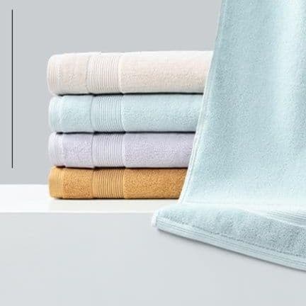 小さめバスタオル 綿100％ 吸水速乾 薄手 軽量 100×50cm フェイスタオルより大きめ 家庭用・業務用