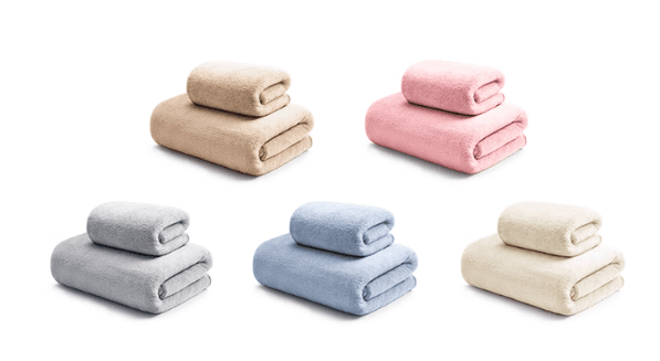 高級バスタオル3点セット ベルベットタッチ 吸水速乾 柔らか肌触り 家庭用／贈答用