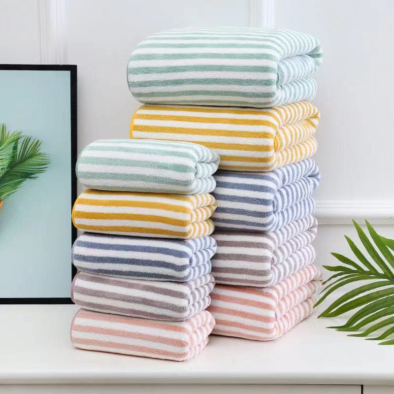 バスタオル フェイスタオル 3枚セット 吸水速乾 柔らか コットン コーラルフリース 毛羽落ちしにくい 家庭用 カップル用