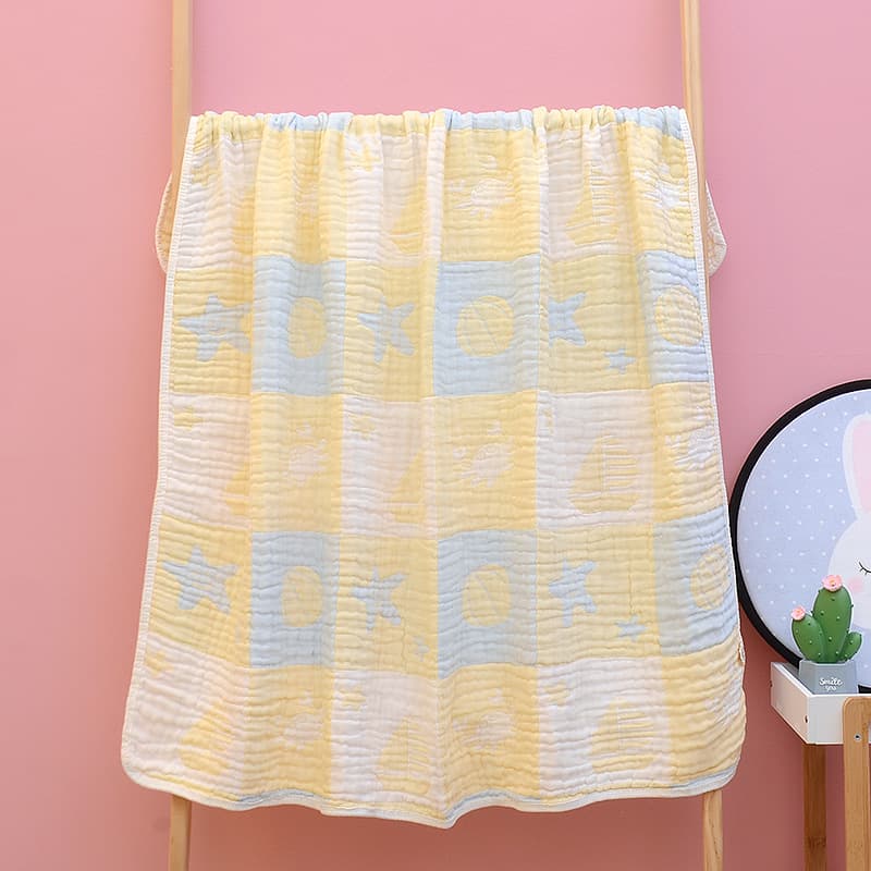 バスタオル ガーゼ おくるみ風 110×110cm 吸水速乾 コットン100% 柔らかい肌触り 3色展開